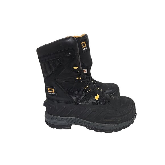 Dakota Men's Composite Toe Composite Plate 8907 T-Max ICEFX Boots Black 8M - Picture 2 of 8